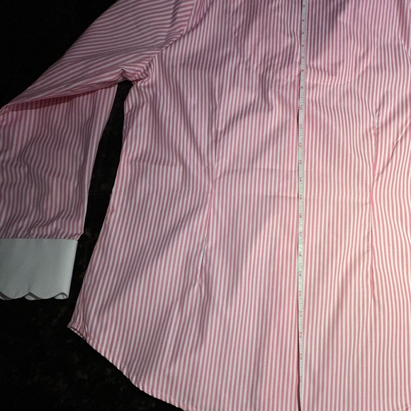 GRETCHEN SCOTT Designs ‘Pique All Day’ Pinstripe Shirt - NWT - Picture 9 of 9